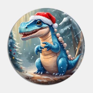 Christmas dynosaur Pin