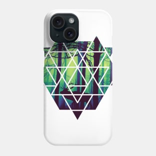 Triangle of Misty Forest Phone Case
