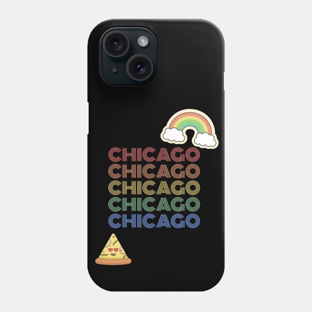 Chicago Pride Phone Case by TJWDraws