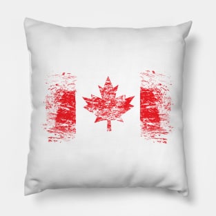 Textured National Flag of Canada Pillow