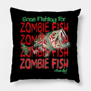 Gone Fishing for Zombie Fish Pillow