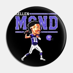 Kellen Mond cartoon shirt Pin