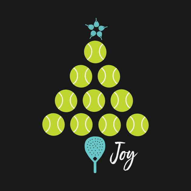 Padel Joy Christmas Tree by whyitsme