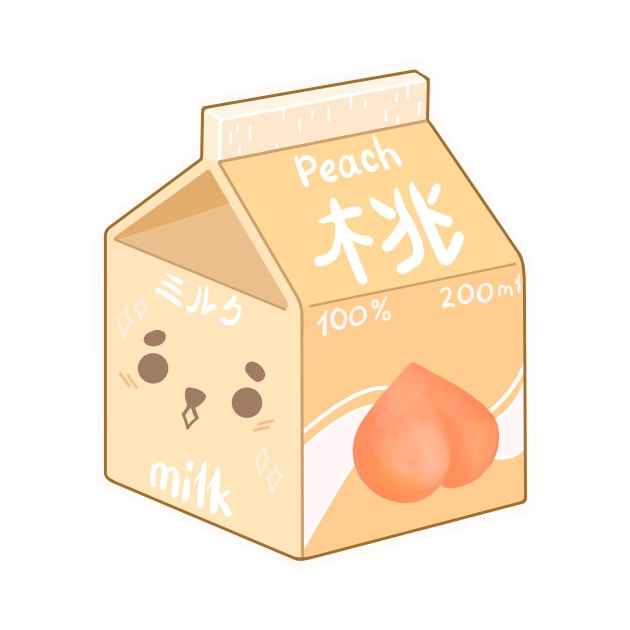 Peach milk by Galka