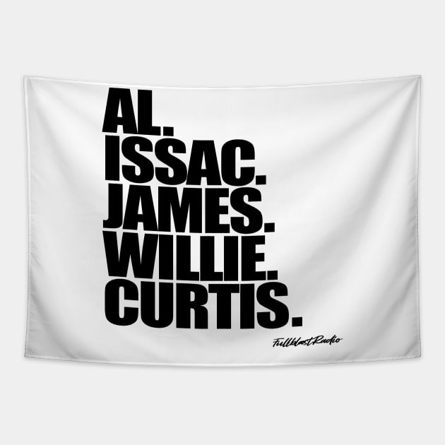 Al Green. Issac Hayes. James Brown. Willie Hutch. Curtis Mayfield. Tapestry by StrictlyDesigns