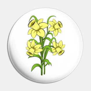 Daffodils Pin