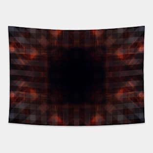 Black Hole Fantasy Abstract Geometric Pattern Design Tapestry