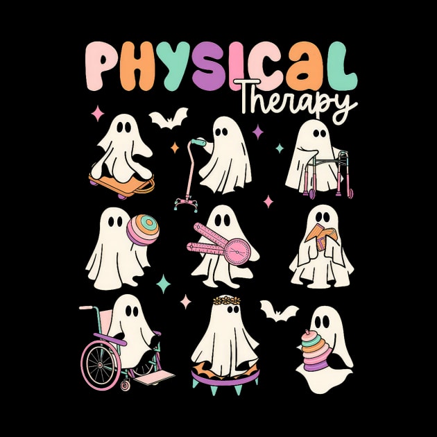 Cute Ghost Physical Therapy PT Physical Therapist Halloween by patelmillie51