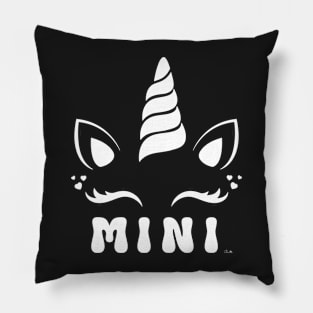 Cute Mini Unicorn Face Print Pillow