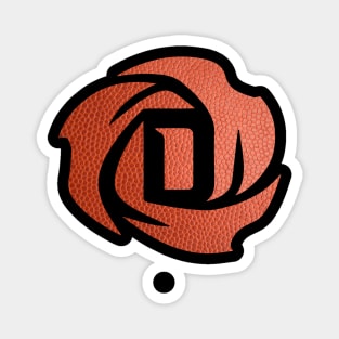 Derrick Rose Logo - Basketball Texture Magnet