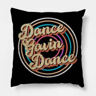 vintage circle line color Dance Gavin Dance Pillow