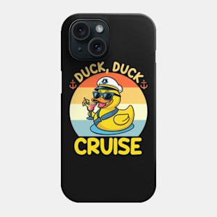 Duck Duck Cruise Funny Family Matching Cruise Phone Case