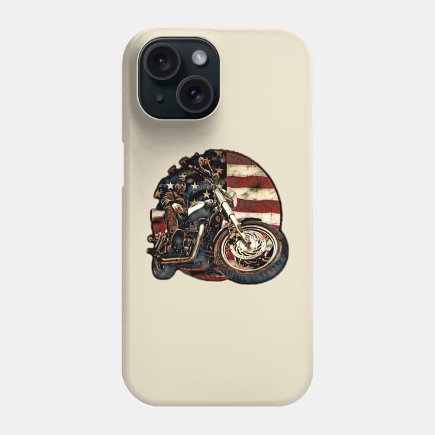 Patriotic Papa Hash Phone Case by Papa Hash's House of Art