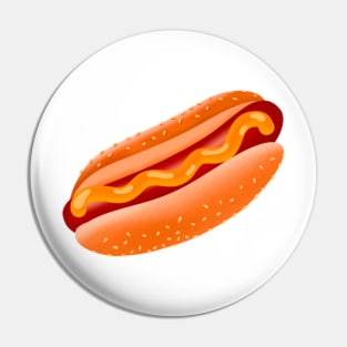 Hotdog T-shirt Pin