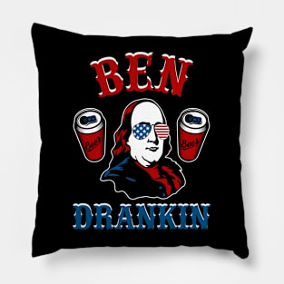 Ben Drankin Fourth of July President Pillow