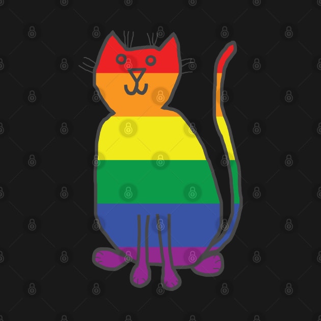 Kitty Cat Pride by ellenhenryart