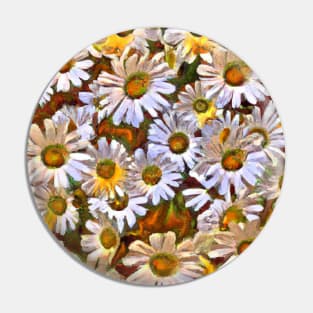 Field of Daises Pin