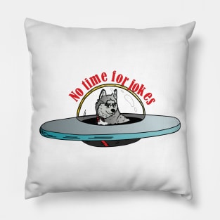 Husky alien Pillow