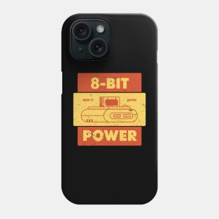 8-bit Power - Retro Gamer Phone Case