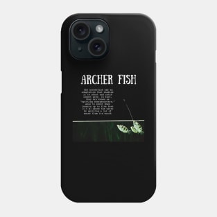 Animal Facts - Archer Fish Phone Case