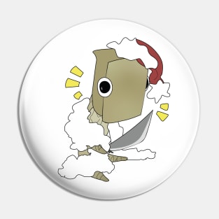 Winter Beep with snow New Year Kenshi Pin