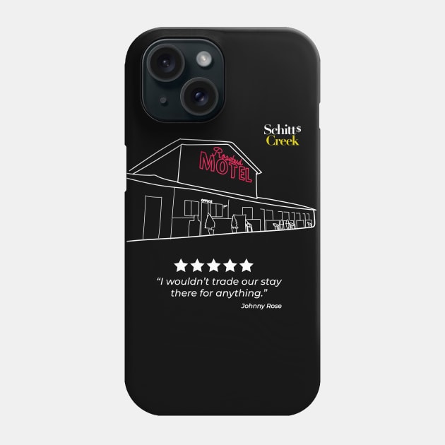 Schitt's Creek Rosebud Motel and Review by Johnny Rose Phone Case by YourGoods