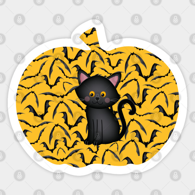 Black Cat And Pumpkin Silhouette Halloween Halloween Cats