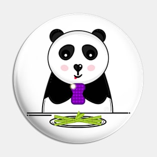 Panda Food Pin