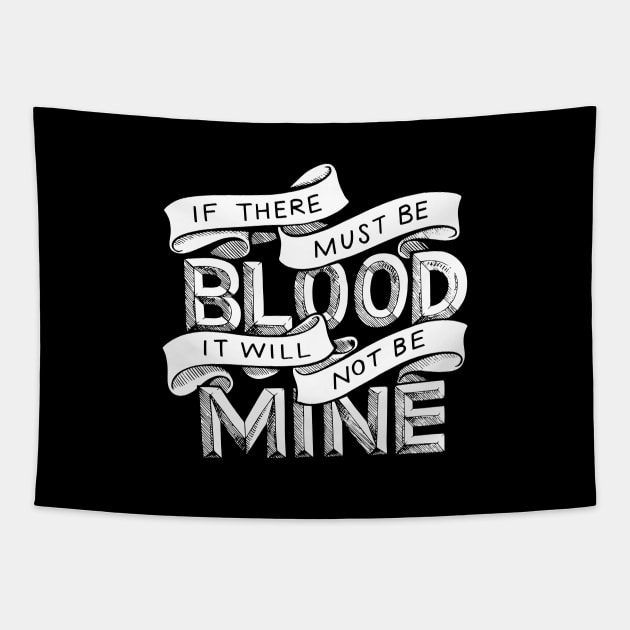 If There Must Be Blood Tapestry by polliadesign