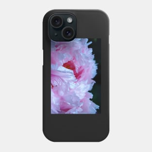 Pink Peony with Raindrops Phone Case