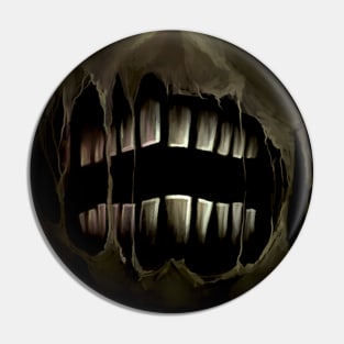 Horror zombie smile Pin