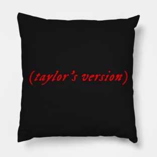 T's version - red Pillow