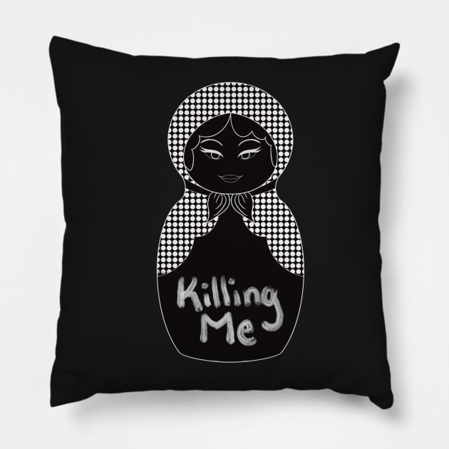 Chungha: Killing me Single Inspired Pillow by UVGloPanda