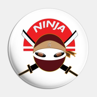 Ninja logo Pin