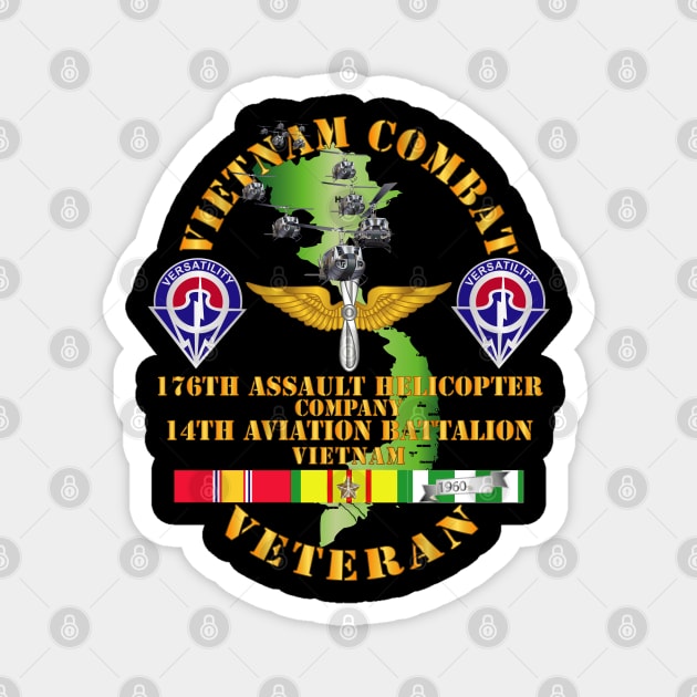 Vietnam Combat Veteran - 176th AHC w 14th Avn Bn Magnet by twix123844