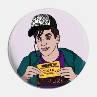 Ryan Bieber Halloween The Office Pin