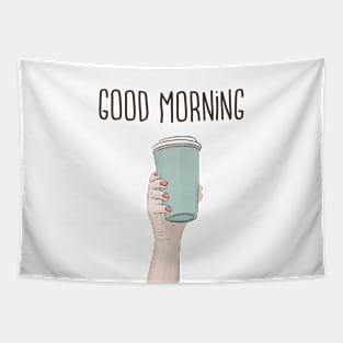 Morning coffee Tapestry