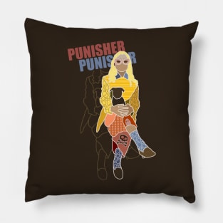 Phoebe Bridgers Punisher Retro Design Pillow