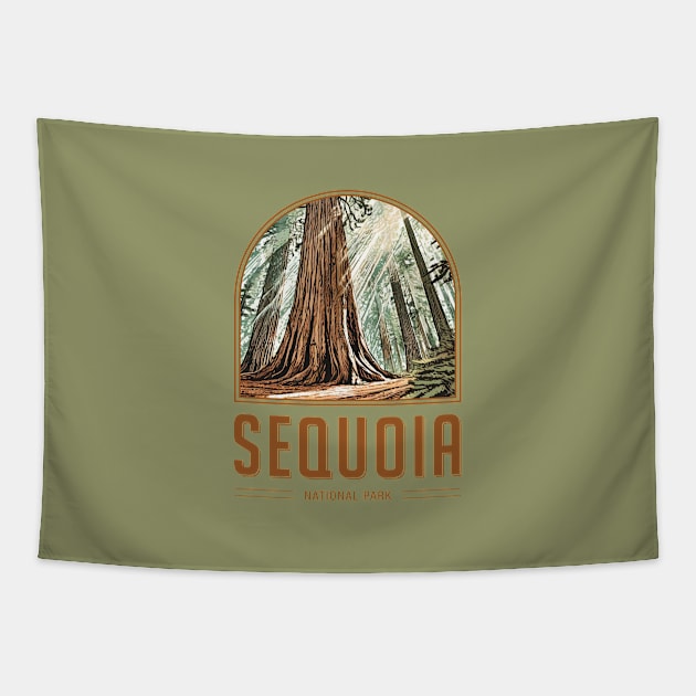 Sequoia National Park Tapestry by Curious World