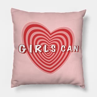 Girls Can Pillow