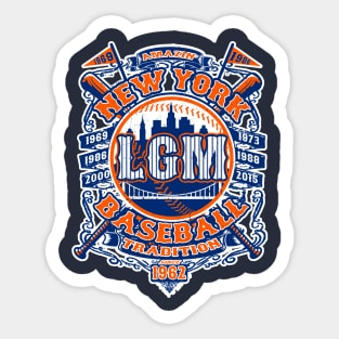 LFGM Let's Go Mets Sticker for Sale by SmithDigital