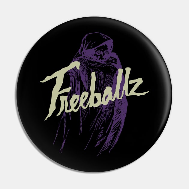 Freeballz Reaper Purple Tan Pin by Freeballz