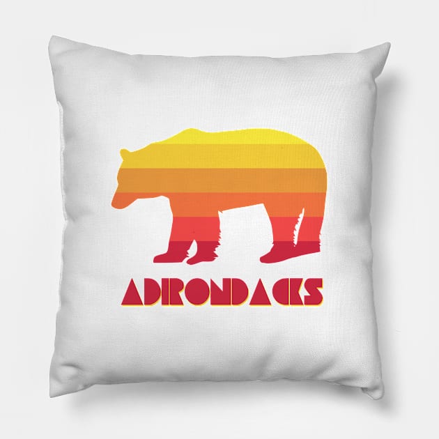 Adirondacks Bear Pillow by esskay1000