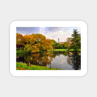 Autumn Trees Regent's Park London England Magnet