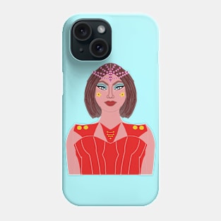 Space Girl with Stars & Makeup Phone Case