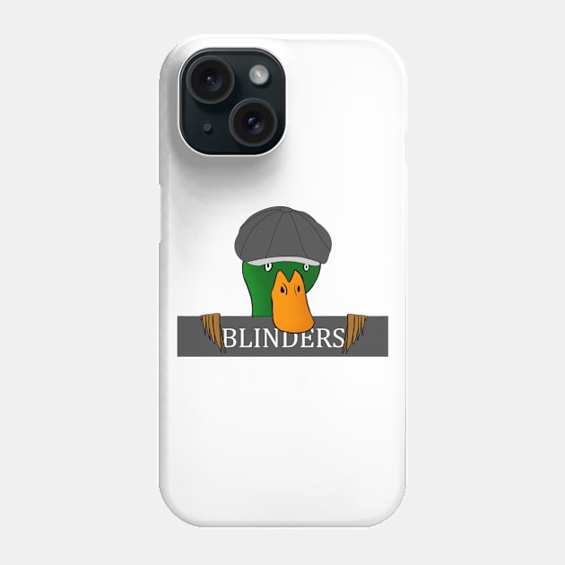 The Peeking Blinders Phone Case by Cool Duck's Tees