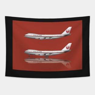 Japan Airlines 747-100 Tapestry