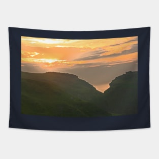 Bossiney Sunset, June 2019 Tapestry