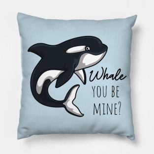 Whale You Be Mine Pillow