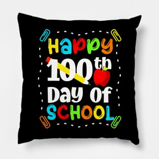 Happy 100Th Days Of School Teacher Boys Girls 100 Days Pillow